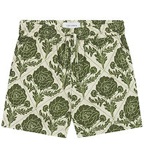 Les Deux Shorts - Lesley Flower Tile - Vintage Green/Ivory Les Deux Shorts - Lesley Flower Tile - Vintage Green/Ivory