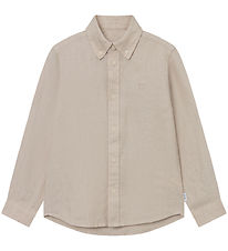 Les Deux Skjorte - Kristian Linen - Light Sand Les Deux Skjorte - Kristian Linen - Light Sand