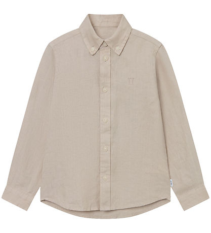 Les Deux Skjorte - Kristian Linen - Light Sand