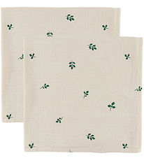 Moonboon Muslin Cloths - 2-Pack - Leaf Moonboon Muslin Cloths - 2-Pack - Leaf
