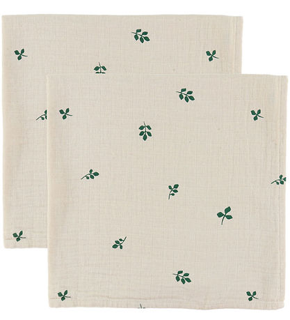 Moonboon Muslin Cloths - 2-Pack - Leaf