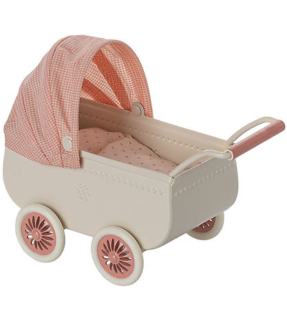 Maileg Miniature Dukkevogn - Mus - Koral Maileg Miniature Dukkevogn - Mus - Koral