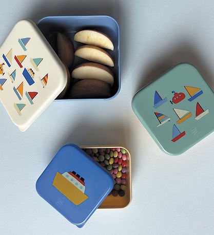 Petit Jour Paris Nestisboxa sett - 3 Stk. - 11,5 x 5,5 cm - Boat