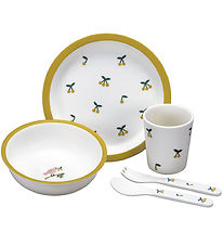 Petit Jour Paris Spisesæt - 5 Dele - Melamin - Cherry Petit Jour Paris Spisesæt - 5 Dele - Melamin - Cherry