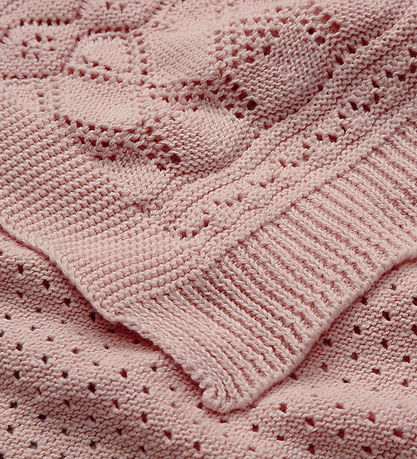 Cam Cam Babytæppe - Strik - Pointelle - Sorbet