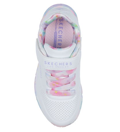 Skechers Sko - Uno Gen 1 - Fresh Blooms - Hvid/Multi