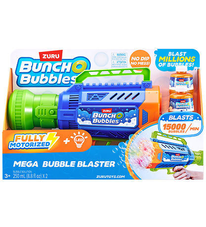 Bunch O Bubbles Sæbeboblepistol - Mega - 15000 b/min Bunch O Bubbles Sæbeboblepistol - Mega - 15000 b/min