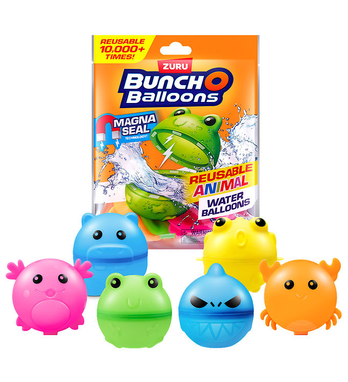Bunch O Balloons Vandlegetøj - Genbrugelige Vandballoner - 6 stk