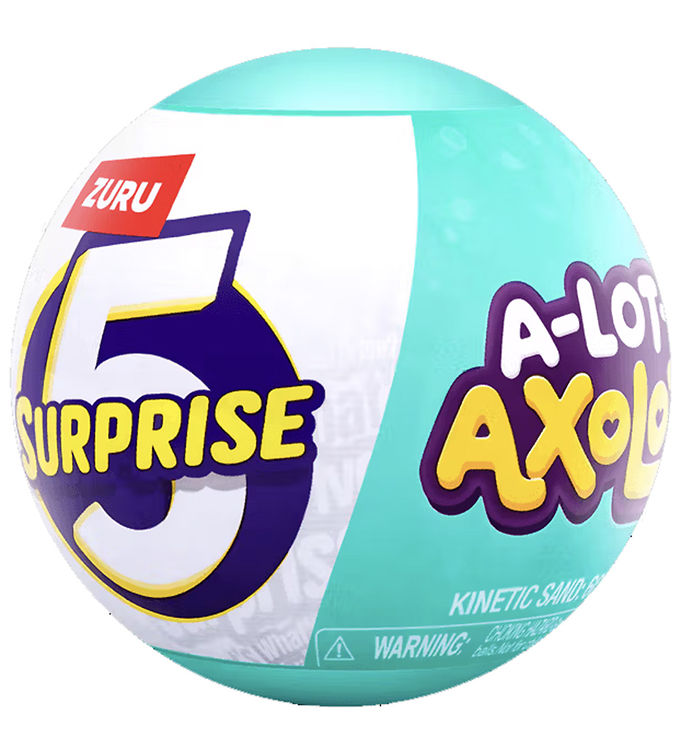 5 Surprise Kugle m. Overraskelse - Serie 1 - A-Lot-A Axolotls