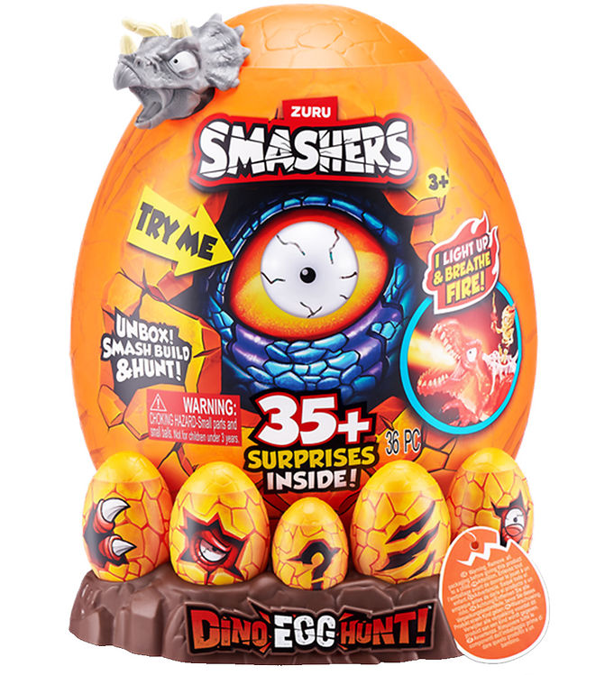 Smashers Legetøj - Dino Egg Hunt - 35+ Overraskelser