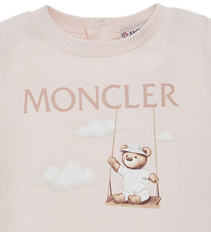 Moncler Sommerdragt - Rosa m. Print