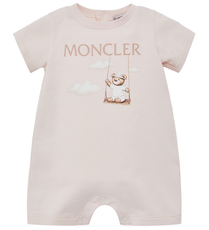 Moncler Sommerdragt - Rosa m. Print