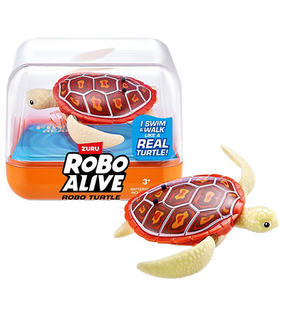 Robo Alive Badelegetøj - Robo Turtle - Orange