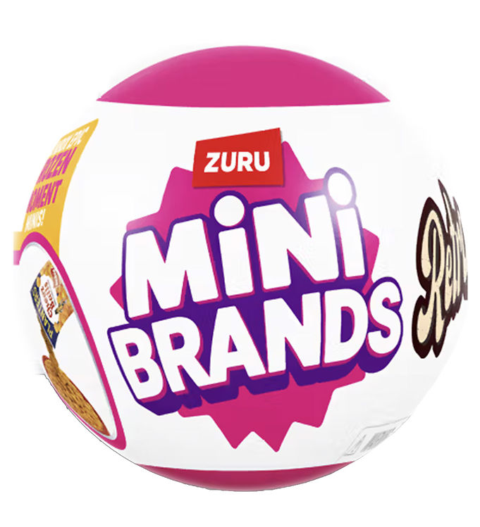 Mini Brands Kugle m. Overraskelse - Retro