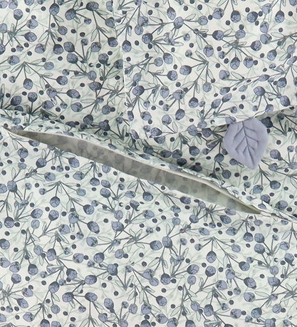 Sebra Sengetøj - Junior - Blue Olive Sebra Sengetøj - Junior - Blue Olive