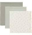 Sebra Stofble - 3-pak - 75x75 cm - Sophora Leaves/Mist Green