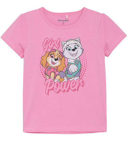 Minymo T-skjorte - Paw Patrol - Rosebloom