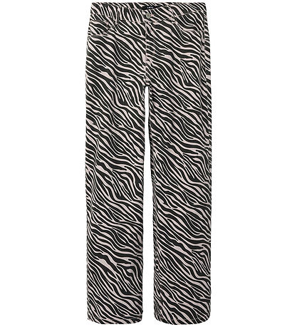 LMTD Bukser - NlfZebra - Pink Marshmallow/Raven Zebra