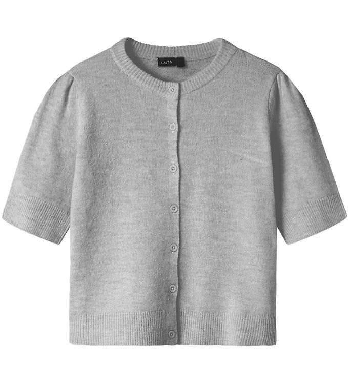 LMTD Cardigan - Strik - NlfLodet - Light Grey Melange