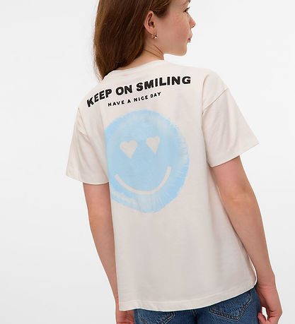 Vero Moda Girl T-shirt - VmPhotostatic - Snow White/Balloon