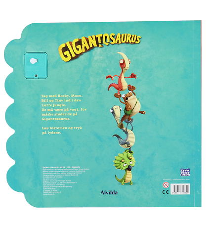 Alvilda Bog m. Lyd - Gigantosaurus - Vilde lyde i junglen