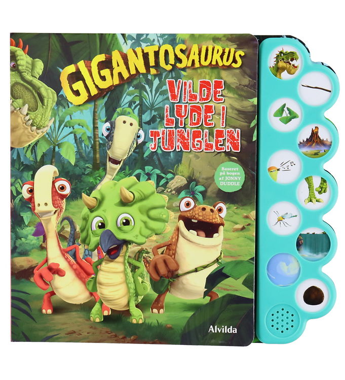 Alvilda Bog m. Lyd - Gigantosaurus - Vilde lyde i junglen