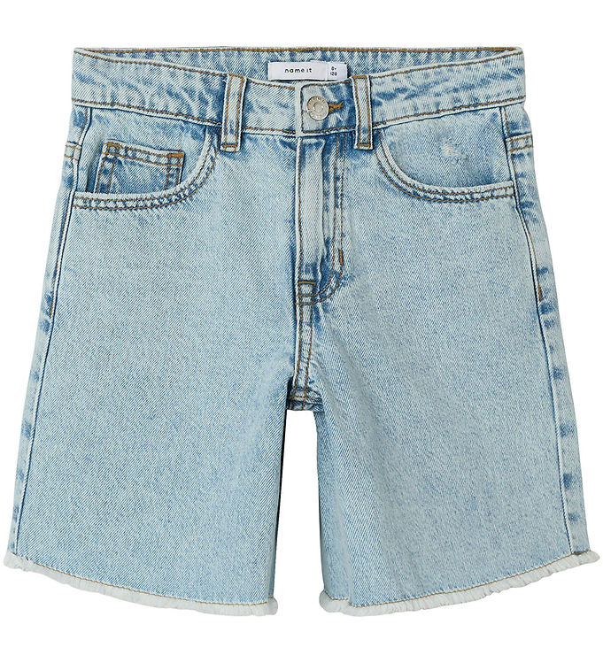 Name it Shorts - Noos - NkfBella - Light Blue Bleched Denim