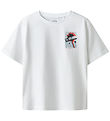 Name it T-shirt - NkmVelix - Bright White/Limitless