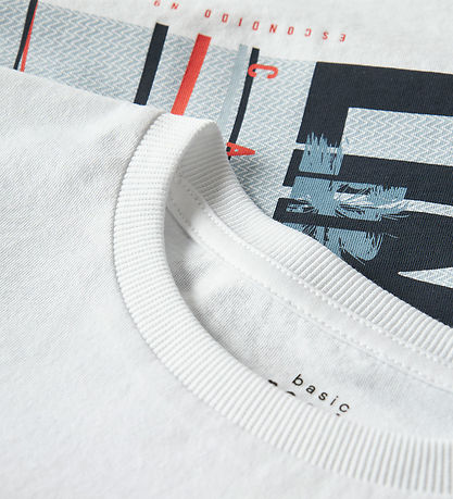 Name it T-shirt - NkmVelix - Bright White/Limitless