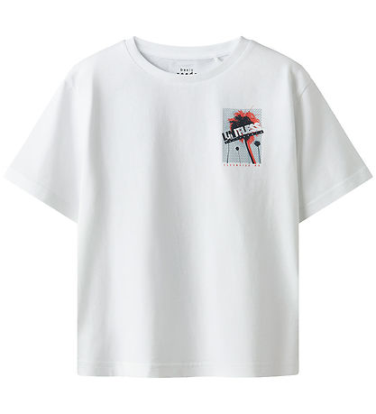 Name it T-shirt - NkmVelix - Bright White/Limitless