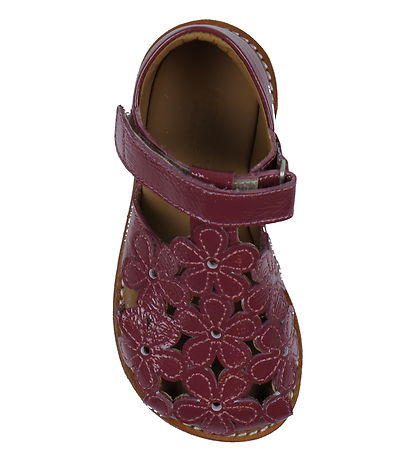 Angulus Sandaler - Berry m. Blomster