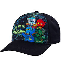 LEGO® Wear Ninjago Kasket - LwAgan - Black LEGO® Wear Ninjago Kasket - LwAgan - Black
