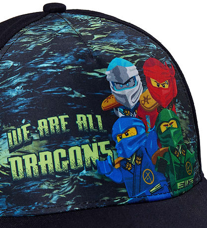 LEGO® Wear Ninjago Kasket - LwAgan - Black LEGO® Wear Ninjago Kasket - LwAgan - Black