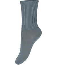 GoBabyGo Strømper - Non Slip Socks - Dusty Blue GoBabyGo Strømper - Non Slip Socks - Dusty Blue