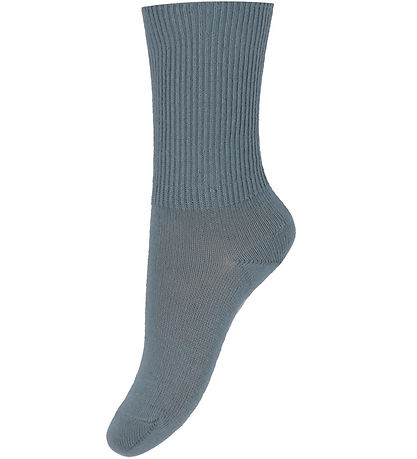 GoBabyGo Strømper - Non Slip Socks - Dusty Blue GoBabyGo Strømper - Non Slip Socks - Dusty Blue