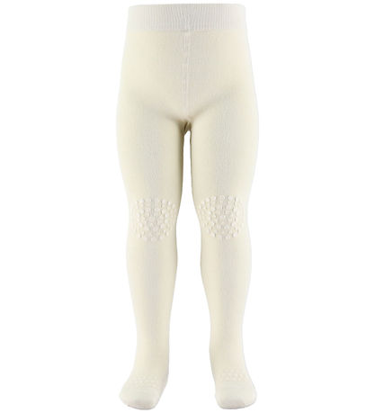 GoBabyGo Skridsikre Strømpebukser - Bambus - Off White GoBabyGo Skridsikre Strømpebukser - Bambus - Off White