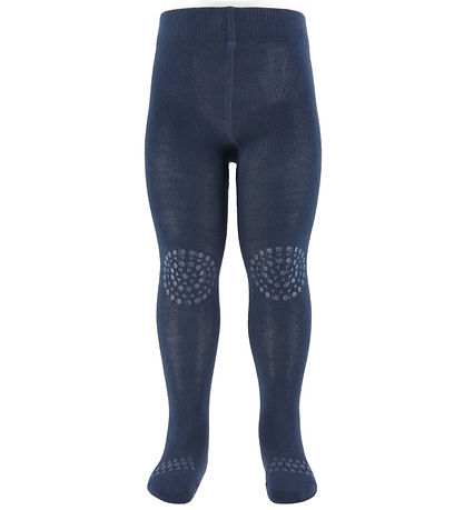 GoBabyGo Skridsikre Strømpebukser - Bambus - Navy Blue GoBabyGo Skridsikre Strømpebukser - Bambus - Navy Blue