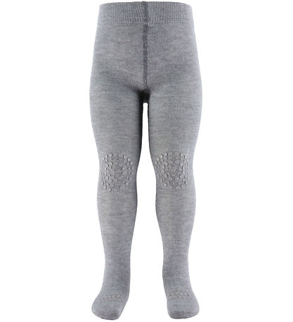 GoBabuGo Skridsikre Strømpebukser - Bambus - Grey Melange GoBabuGo Skridsikre Strømpebukser - Bambus - Grey Melange