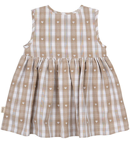 Petit Piao Kjole - Off White Heart