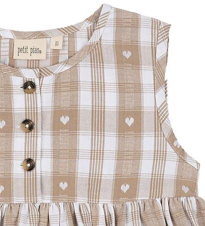 Petit Piao Kjole - Off White Heart