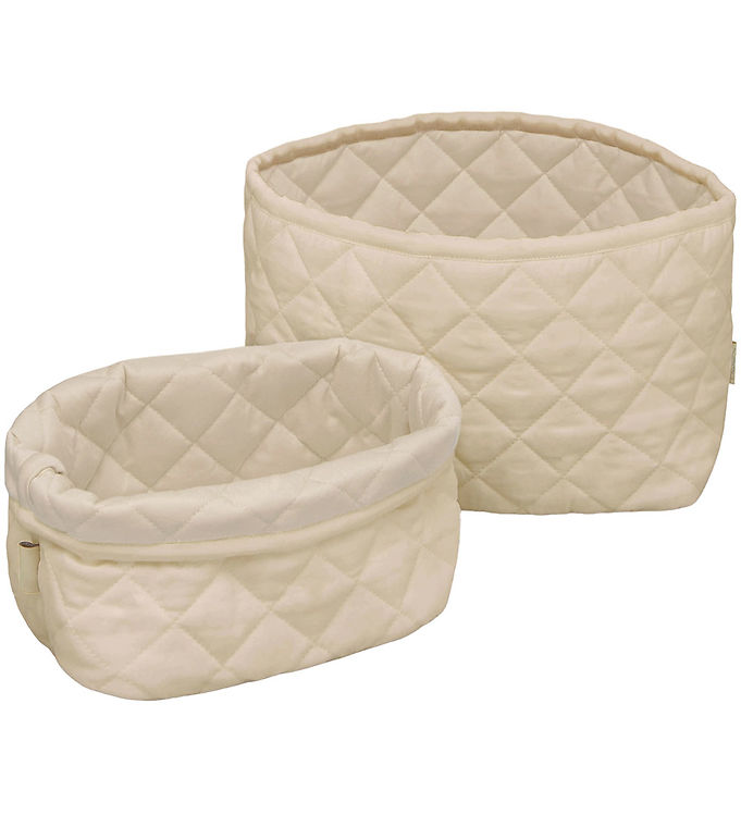 Cam Cam Opbevaringskurve - 2-pak - 22x15/24x17 cm - Praline