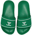 Hummel Badesandaler - Pool Slide Jr - Grøn/Hvid Hummel Badesandaler - Pool Slide Jr - Grøn/Hvid