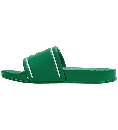 Hummel Badesandaler - Pool Slide Jr - Grøn/Hvid Hummel Badesandaler - Pool Slide Jr - Grøn/Hvid