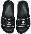 Hummel Badesandaler - Pool Slide Jr - Sort/Hvid Hummel Badesandaler - Pool Slide Jr - Sort/Hvid