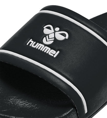 Hummel Badesandaler - Pool Slide Jr - Sort/Hvid