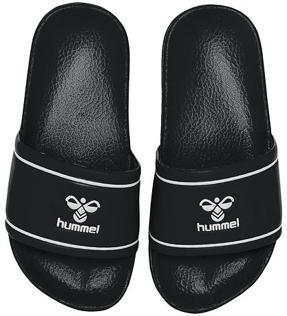 Hummel Badesandaler - Pool Slide Jr - Sort/Hvid Hummel Badesandaler - Pool Slide Jr - Sort/Hvid