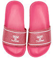Hummel Badesandal - Pool Slide Glitter Jr - Raspberry Hummel Badesandal - Pool Slide Glitter Jr - Raspberry