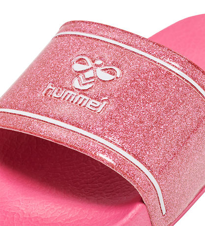 Hummel Badesandal - Pool Slide Glitter Jr - Raspberry Hummel Badesandal - Pool Slide Glitter Jr - Raspberry
