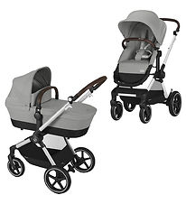 Cybex Klapvogn/Barnevogn - Eos Lux - 2-i-1 - Stone Grey Cybex Klapvogn/Barnevogn - Eos Lux - 2-i-1 - Stone Grey