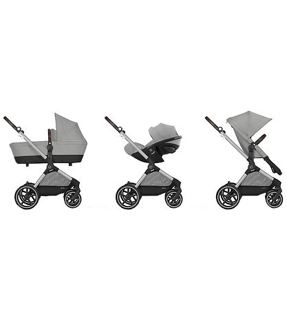 Cybex Klapvogn/Barnevogn - Eos Lux - 2-i-1 - Stone Grey